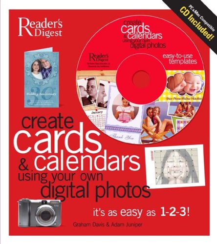 Beispielbild fr Create Gift Cards and Calendars Using Your Own Digital Photos (with CD): It's as Easy as 1-2-3! [With CD (Audio)] zum Verkauf von ThriftBooks-Dallas