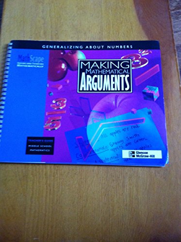 Imagen de archivo de Mathscape : Making Mathematical Arguments a la venta por Better World Books