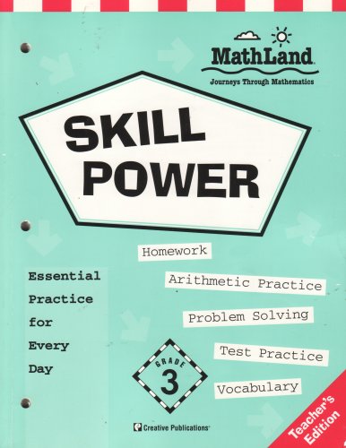 9780762204571: Skill Power Grade 3, Mathland Journeys Through Mathematics, Teacher's Edition