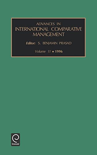 Beispielbild fr Advances in International Comparative Management: 1996 (Advances in International Management) S. Benjamin Prasad and Brian K. Boyd zum Verkauf von CONTINENTAL MEDIA & BEYOND