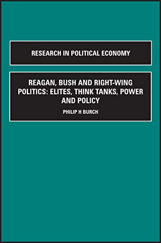 9780762302383: Research in Political Economy, Suppl. 1: Reagan, Bush, & Right-Wing Politics : Elites. Think Tanks. Power. & Policy.