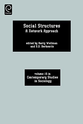 9780762302918: Social Structures: A Network Approach: 15 (Contemporary Studies in Sociology)