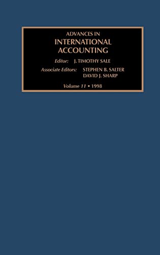 Imagen de archivo de Advances in International Accounting a la venta por Ria Christie Collections
