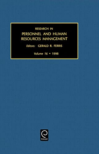 Stock image for Research in Personnel and Human Resources Management (Volume 16) for sale by Anybook.com