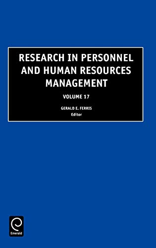 Stock image for Research in Personnel and Human Resources Management, Volume 17 (Research in Personnel and Human Resources Management) (Research in Personnel and Human Resources Management) G. R. Ferris, Ferris; Ferris, Gerald R. and G. R. Ferris for sale by CONTINENTAL MEDIA & BEYOND
