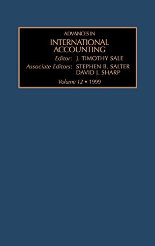 Imagen de archivo de Advances in International Accounting a la venta por D2D Books