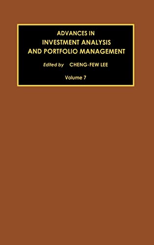 Stock image for Advances in Investment Analysis and Portfolio Management (Volume 7) for sale by HPB-Red