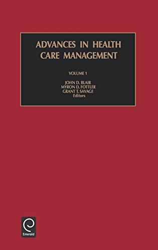 Beispielbild fr Advances in Health Care Mangement, Volume 1 (Advances in Health Care Management, V. 1) zum Verkauf von Alplaus Books
