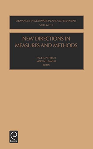 Beispielbild fr New Directions In Measures And Methods, Volume 12 (Advances In Motivation And Achievement) zum Verkauf von Ammareal
