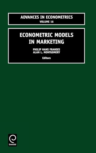 Imagen de archivo de Econometric Models in Marketing a la venta por Revaluation Books