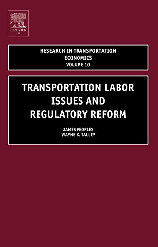 9780762308910: Transportation Labor Issues and Regulatory Reform,10: Volume 10 (Research in Transportation Economics)