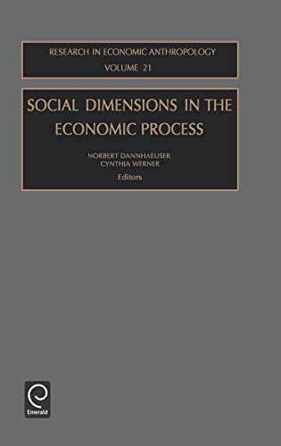 Stock image for Social Dimensions in the Economic Process (Research in Economic Anthropology, 21) for sale by HPB-Red