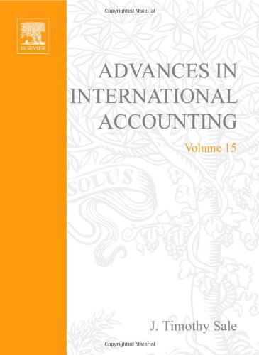 Imagen de archivo de Advances in International Accounting (Volume 15) a la venta por Phatpocket Limited