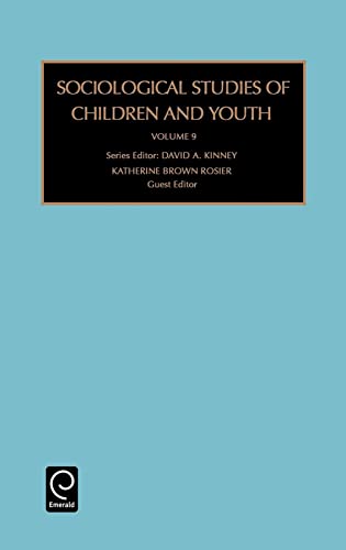 Stock image for Sociological Studies of Children and Youth for sale by Kennys Bookshop and Art Galleries Ltd.