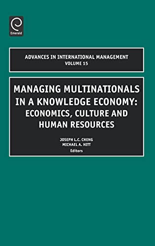 Beispielbild fr Managing Multinationals in a Knowledge Economy : Economics, Culture, and Human Resources zum Verkauf von Better World Books