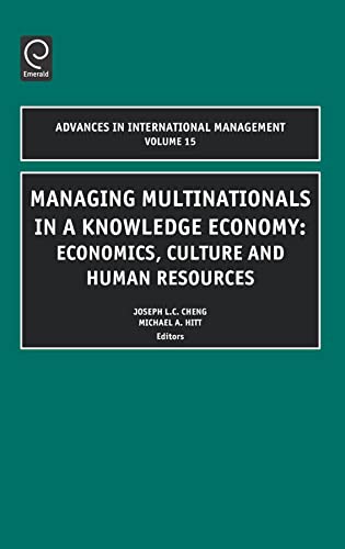 Imagen de archivo de Managing Multinationals in a Knowledge Economy : Economics, Culture, and Human Resources a la venta por Better World Books