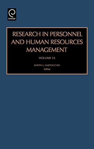 Stock image for Research in Personnel and Human Resources Management, Volume 23 (Research in Personnel and Human Resources Management) Martocchio, Joseph J. for sale by CONTINENTAL MEDIA & BEYOND