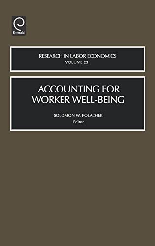 Stock image for Accounting for Worker Well-Being for sale by ThriftBooks-Atlanta