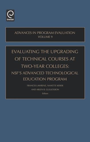 Beispielbild fr Advances In Program Evaluation Vol. 9 Evaluating The Upgrading zum Verkauf von Romtrade Corp.