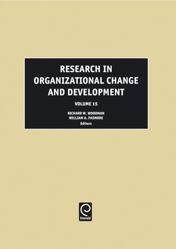 Stock image for Research in Organizational Change and Development for sale by Blackwell's