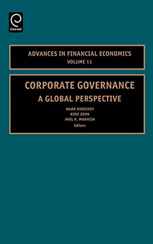 Stock image for Corporate Governance A Global Perspective Advances in Financial Economics 11 for sale by PBShop.store US