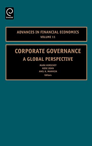 9780762311873: Corporate Governance: A Global Perspective (Advances in Financial Economics, 11)