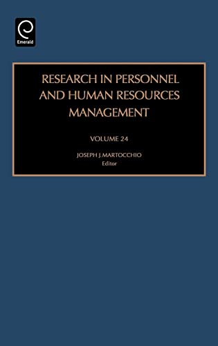 Stock image for Research in Personnel and Human Resources Management, Volume 24 (Research in Personnel and Human Resources Management) Martocchio, Joseph J. for sale by CONTINENTAL MEDIA & BEYOND