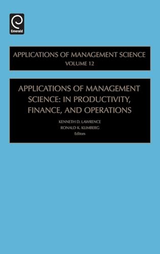 9780762312214: Applications of Management Science: In Productivity, Finance, and Operations (12)