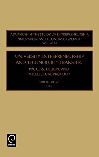 Stock image for University Entrepreneurship and Technology Transfer . Process, design, and intellectual property for sale by Research Ink