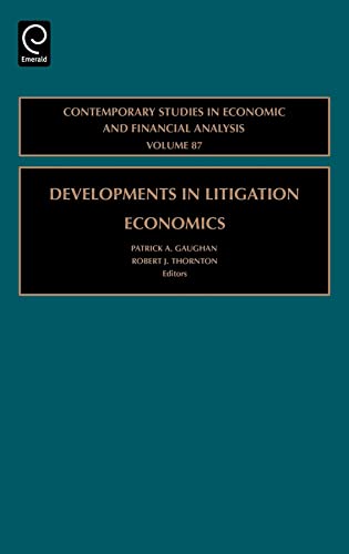 Stock image for Developments in Litigation Economics for sale by Ria Christie Collections