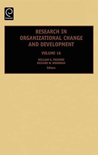 Stock image for Research in Organizational Change and Development for sale by Better World Books