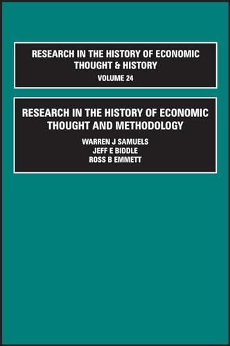 Beispielbild fr Research in the History of Economic Thought and Methodology, 24 A-C Set zum Verkauf von Books Puddle