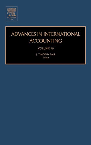 Imagen de archivo de Advances in International Accounting (Volume 19) a la venta por Paisleyhaze Books