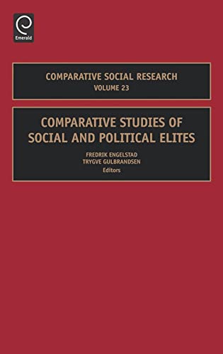 Imagen de archivo de Comparative Studies of Social and Political Elites a la venta por Buchpark