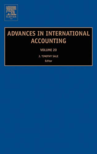 Stock image for Advances In International Accounting Vol 20 for sale by Basi6 International