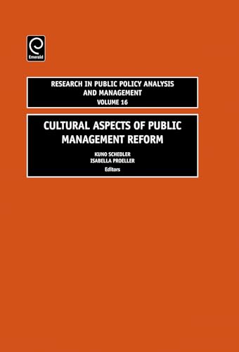 9780762314003: Cultural Aspects of Public Management Reform, Volume 16