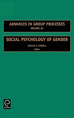 Stock image for Social Psychology of Gender,24 Advances in Group Processes for sale by PBShop.store US