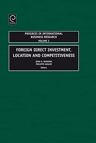 9780762314751: Foreign Direct Investment, Location and Competitiveness: 2