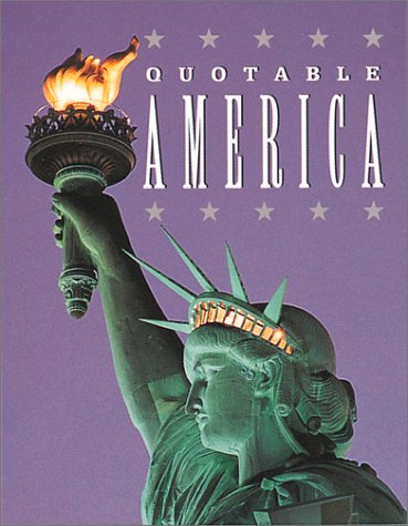 Beispielbild fr Quotable America (Miniature Editions) (English and Spanish Edition) Miniature Book Collection (Library of Congress) and McFadden, Tara Ann zum Verkauf von Michigander Books