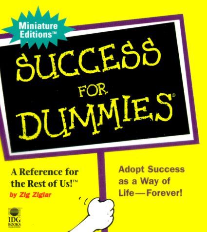 Imagen de archivo de Success For Dummies a la venta por BooksRun