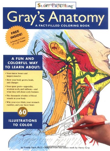 Stock image for Gray's Anatomy Coloring Book (Start Exploring) for sale by Wonder Book