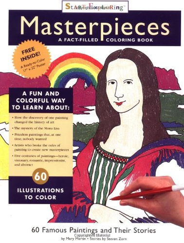 Stock image for Masterpieces: A Fact-Filled Coloring Book (Start Exploring) for sale by SecondSale