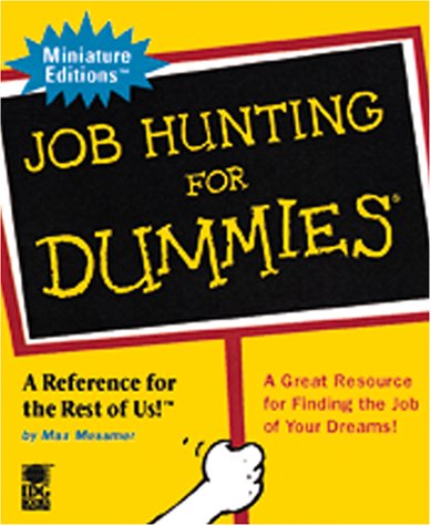 Imagen de archivo de Job Hunting For Dummies (Miniature Editions for Dummies (Running Press)) a la venta por Wonder Book