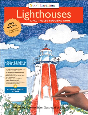 9780762412334: Lighthouses: a Fact-filled Coloring Book (Start Exploring S.)