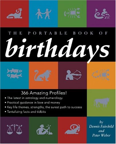 Imagen de archivo de The Portable Book of Birthdays a la venta por Better World Books