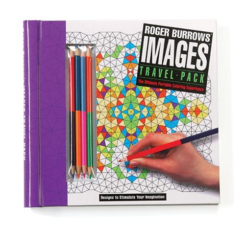 Imagen de archivo de Roger Burrows' Images Travel Pack: The Ultimate Portable Coloring Experience [With Four Color Pencils] a la venta por ThriftBooks-Atlanta