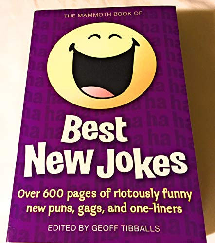 Stock image for The Mammoth Book of Best New Jokes for sale by Wonder Book