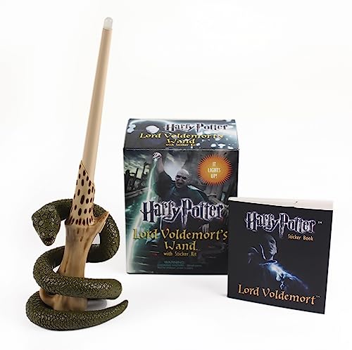 Harry Potter Voldemort's Wand with Sticker Kit : Lights Up! - Running Press