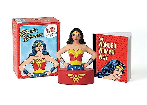 Imagen de archivo de Wonder Woman Talking Figure and Illustrated Book a la venta por A Good Read