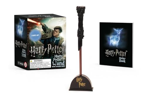 Stock image for Harry Potter Wizard's Wand with Sticker Book: Lights Up! (Paperback or Softback) for sale by BargainBookStores